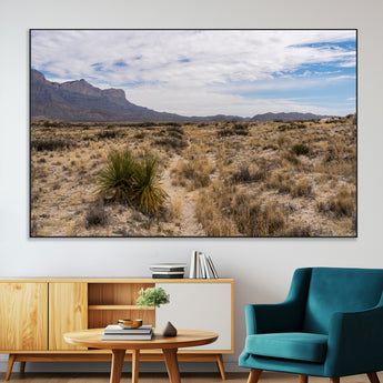 21606563-MGV-CV-36X24-Desert Mountain Wall Art – Southwest Landscape Photography Canvas Print, Rustic Nature Artwork Scenic Western Decor for Living