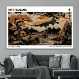 96372548-MGV-CV-36X24-Japanese Landscape Wall Art Print – Mt. Fuji Poster with Bonsai Tree & River, Ukiyo-e Inspired Modern Japanese Artwork, Autumn