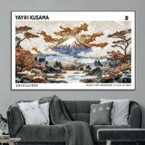 80111817-MGV-CV-36X24-Japanese Landscape Wall Art – Mount Fuji Autumn Canvas Print, Asian Inspired Nature Decor for Living Room, Bedroom, Office or