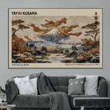 11778299-MGV-CV-36X24-Japanese Landscape Wall Art – Mount Fuji Canvas Print, Asian Inspired Nature Decor for Living Room, Bedroom, Office or Studio
