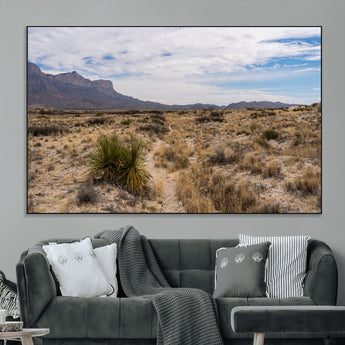 21606563-MGV-CV-36X24-Desert Mountain Wall Art – Southwest Landscape Photography Canvas Print, Rustic Nature Artwork Scenic Western Decor for Living