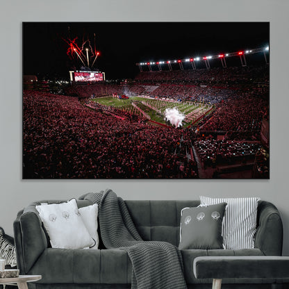 60690191-MGV-CV-36X24-William Brice Stadium Wall Art – Baseball Artwork Print for Game Room, Basement, Dorm or Office Wall Decor