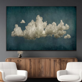18162-MGV-CV-36X24-Ethereal Cloud Wall Art – Panoramic Sky Canvas Print, Dreamy Atmospheric Decor for Bedroom, Living Room or Office