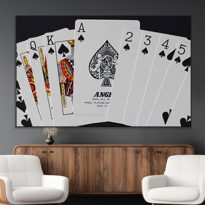 56787-MGV-CV-36X24-Playing Cards – Classic Poker Deck with Spades, Standard Size Durable Casino Quality Card Set for Magic Tricks, Blackjack, Bridge,