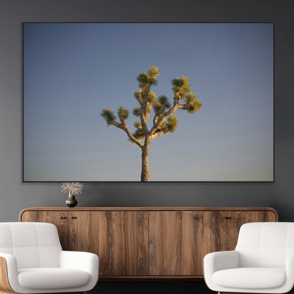 54552043-MGV-CV-36X24-Joshua Tree Art Wall Art Canvas Print, Framed Desert Landscape Art Picture Print, Southwestern Nature Perfect Southwestern Boho