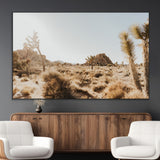 62783269-SEG-FC-51X34_Oversize_Oversize-Joshua Tree Wall Art – Desert Landscape Photography Canvas Print, Southwest Nature Artwork Rustic Home Decor for Living Room,