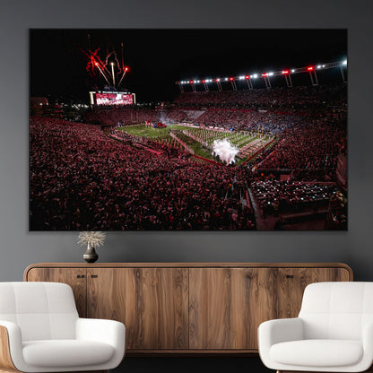 60690191-MGV-CV-36X24-William Brice Stadium Wall Art – Baseball Artwork Print for Game Room, Basement, Dorm or Office Wall Decor