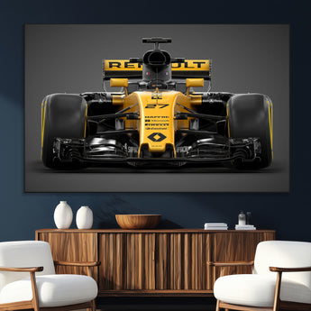 62882-SEG-FC-51X34_Oversize_Oversize-Renault F1 Racing Car Print - High-Performance Formula 1 Motorsport Wall Art, Perfect Gift for Racing Fans and Car Enthusiasts