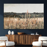 46308-SEG-FC-51X34_Oversize_Oversize-Wildflower Field Wall Art – Rustic Meadow Landscape Canvas Print, Country Nature Decor for Living Room, Bedroom or Farmhouse