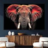 54719-SEG-FC-51X34_Oversize_Oversize-Elephant Wall Art – Majestic African Elephant Canvas Print, Wildlife Safari Animal Decor for Living Room, Bedroom, Office or Man