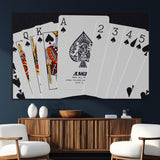 56787-MGV-CV-36X24-Playing Cards – Classic Poker Deck with Spades, Standard Size Durable Casino Quality Card Set for Magic Tricks, Blackjack, Bridge,
