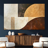 15030-MGV-CV-36X24-Wabi Sabi Wall Art Canvas Print, Framed Modern Abstract Art Picture Print, Minimalist Zen Perfect Minimalist Modern Decor Artwork