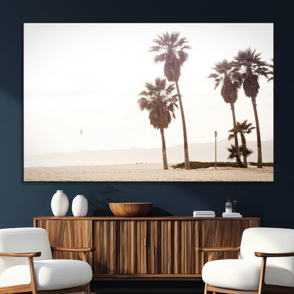 48255923-SEG-FC-51X34_Oversize_Oversize-Coastal Light Wall Art Canvas Print, Framed Relaxing Shoreline Art Picture Print, Minimalist Ocean Perfect Tropical Serenity Decor