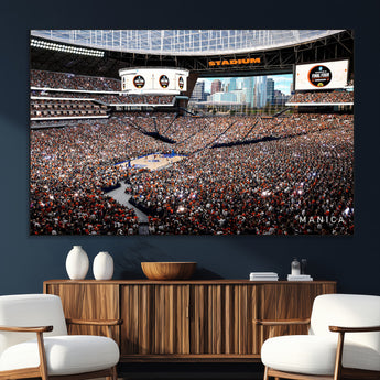 38616413-SEG-FC-51X34_Oversize_Oversize-Chicago Dome Stadium Wall Art – Futuristic Basketball Final Four Arena Canvas Print, Modern Sports Fan Decor for Man Cave or