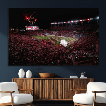 60690191-MGV-CV-36X24-William Brice Stadium Wall Art – Baseball Artwork Print for Game Room, Basement, Dorm or Office Wall Decor