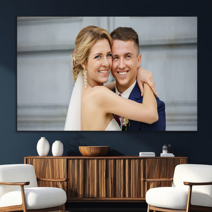 CSTM6030-SEG-FC-51X34_Oversize_Oversize-Custom Canvas Wall Art – Personalized Photo Print for Wedding, Anniversary or Gift, Ready to Hang Canvas for Home Decor