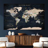 15547583-SEG-FC-51X34_Oversize_Oversize-Personalized World Map Wall Art – Rustic Navy Adventure Awaits Travel Map with Custom Couple Names, Vintage Wall Decor for Home or