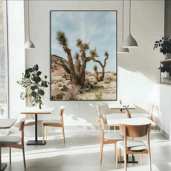 95224550-MGV-CV-24X36-Joshua Tree Desert Canvas Print – Southwestern Boho Landscape Wall Art, Rustic Nature Scene for Living Room, Entryway & Earthy