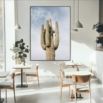 61603772-MGV-CV-24X36-Desert Wall Art – Tall Cactus Canvas Print, Southwestern Nature Photography Decor for Bedroom, Living Room, Office, Boho Home,