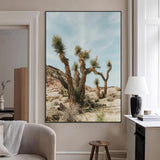 95224550-MGV-CV-24X36-Joshua Tree Desert Canvas Print – Southwestern Boho Landscape Wall Art, Rustic Nature Scene for Living Room, Entryway & Earthy