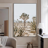 61562259-MGV-CV-24X36-Joshua Tree Canvas Wall Art – Desert Landscape, Minimalist Nature Photography, Large Framed Botanical Decor, Southwestern Canvas