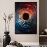 41597467-MGV-CV-24X36-Wood Vortex Wall Art Canvas Print, Framed Abstract Swirl Art Picture Print, Wood Tree Texture Perfect Modern Decor Artwork