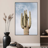 61603772-MGV-CV-24X36-Desert Wall Art – Tall Cactus Canvas Print, Southwestern Nature Photography Decor for Bedroom, Living Room, Office, Boho Home,