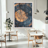 32486414-MGC-FP-24x36_Natural-Tree Rings Wall Art Canvas Print, Framed Rustic Texture Art Picture Print, Wood Grain Perfect Rustic Industrial Decor Artwork