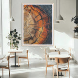 87104387-MGC-FP-24x36_Natural-Wood Texture Wall Art Canvas Print, Framed Rustic Nature Art Picture Print, Earthy Tones Perfect Modern Rustic Decor Artwork