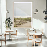 55042528-MGC-FP-24x36_Natural-Minimalist Landscape Wall Art Canvas Print, Framed Rustic Boho Canvas Art Picture Print, Earthy Tones Art Perfect Southwestern