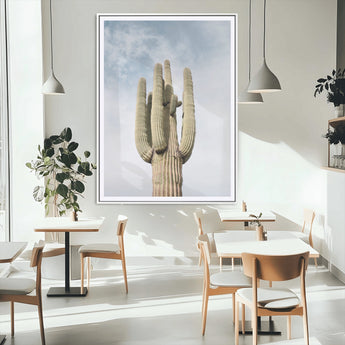 61603772-MGV-CV-24X36-Desert Wall Art – Tall Cactus Canvas Print, Southwestern Nature Photography Decor for Bedroom, Living Room, Office, Boho Home,