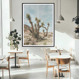 95224550-MGC-FP-24x36_Black-Joshua Tree Desert Canvas Print – Southwestern Boho Landscape Wall Art, Rustic Nature Scene for Living Room, Entryway & Earthy