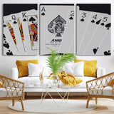 56787-MGV-CV-36X24-Playing Cards – Classic Poker Deck with Spades, Standard Size Durable Casino Quality Card Set for Magic Tricks, Blackjack, Bridge,