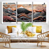 63125329-MGV-CV-36X24-Japanese Mt Fuji Wall Art – Surreal Ukiyo e Style Cherry Blossom Poster, Swirling Cloud Landscape Print, Modern Oriental Asian