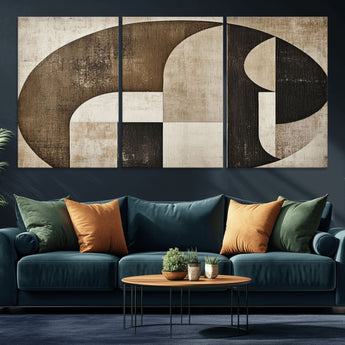 44796-MGV-CV-36X24-Wabi Sabi Wall Art Canvas Print, Framed Geometric Minimalist Art Picture Print, Modern Abstract Perfect Modern Abstract Decor