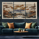 11778299-MGV-CV-36X24-Japanese Landscape Wall Art – Mount Fuji Canvas Print, Asian Inspired Nature Decor for Living Room, Bedroom, Office or Studio