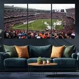 18347149-MGV-CV-36X24-Soldier Field Wall Art – Chicago Bears Football Stadium Canvas Print, Game Day Sports Decor for Man Cave, Bar, Office, or Living