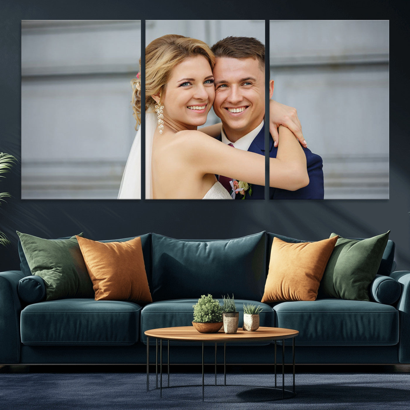 CSTM6030-MGV-CV-36X24-Custom Canvas Wall Art – Personalized Photo Print for Wedding, Anniversary or Gift, Ready to Hang Canvas for Home Decor