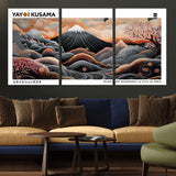 63125329-MGV-CV-36X24-Japanese Mt Fuji Wall Art – Surreal Ukiyo e Style Cherry Blossom Poster, Swirling Cloud Landscape Print, Modern Oriental Asian