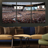 38616413-MGV-CV-36X24-Chicago Dome Stadium Wall Art – Futuristic Basketball Final Four Arena Canvas Print, Modern Sports Fan Decor for Man Cave or