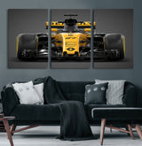 62882-MGV-CV-36X24-Renault F1 Racing Car Print - High-Performance Formula 1 Motorsport Wall Art, Perfect Gift for Racing Fans and Car Enthusiasts