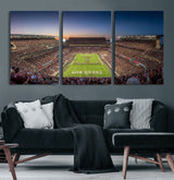 17421-MGV-CV-36X24-Kyle Field Wall Art Canvas Print, Framed Texas Stadium Art Picture Print, Kyle Field Stadium Perfect Sport Room Decor Artwork