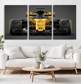 62882-MGV-CV-36X24-Renault F1 Racing Car Print - High-Performance Formula 1 Motorsport Wall Art, Perfect Gift for Racing Fans and Car Enthusiasts