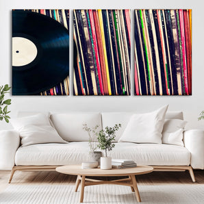 45029-MGV-CV-36X24-Misty Pine Forest Wall Art – Black and White Landscape Canvas Print, Foggy Trees Nature Photography, Modern Minimalist Decor for