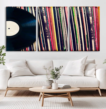 45029-MGV-CV-36X24-Misty Pine Forest Wall Art – Black and White Landscape Canvas Print, Foggy Trees Nature Photography, Modern Minimalist Decor for