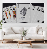 56787-MGV-CV-60X30-3P-Playing Cards – Classic Poker Deck with Spades, Standard Size Durable Casino Quality Card Set for Magic Tricks, Blackjack, Bridge,