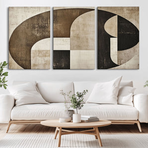 44796-MGV-CV-36X24-Wabi Sabi Wall Art Canvas Print, Framed Geometric Minimalist Art Picture Print, Modern Abstract Perfect Modern Abstract Decor