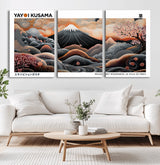 63125329-MGV-CV-36X24-Japanese Mt Fuji Wall Art – Surreal Ukiyo e Style Cherry Blossom Poster, Swirling Cloud Landscape Print, Modern Oriental Asian
