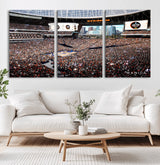 38616413-MGV-CV-36X24-Chicago Dome Stadium Wall Art – Futuristic Basketball Final Four Arena Canvas Print, Modern Sports Fan Decor for Man Cave or