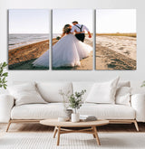 CSTM911-MGV-CV-60X30-3P-Custom Canvas Print - Personalized Wall Art for Home Decor Wall Art Print, Create Your Own Photo Canvas Print, Ready to Hang